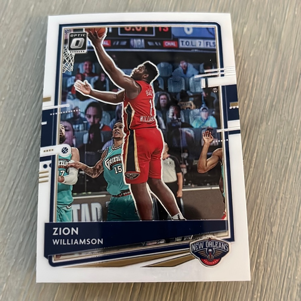 Zion Williamson 2020–21 Donruss optic Panini
